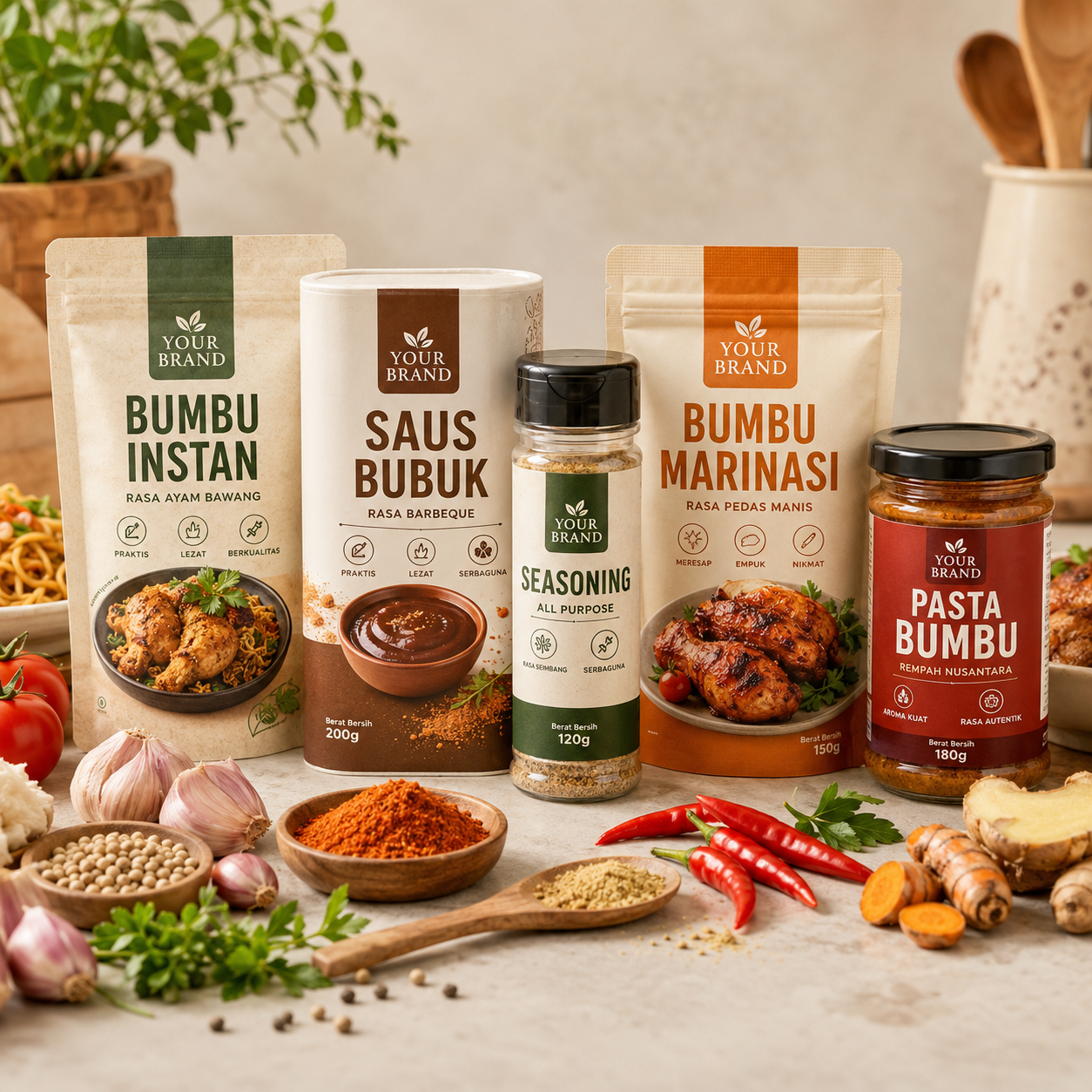 contoh produk produk bumbu dan seasoning