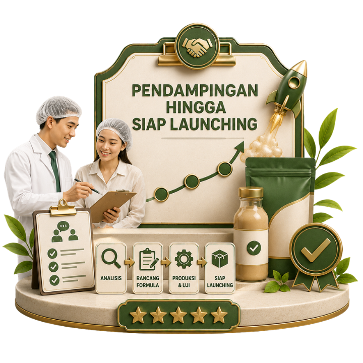 pendampingan hingga siap launching