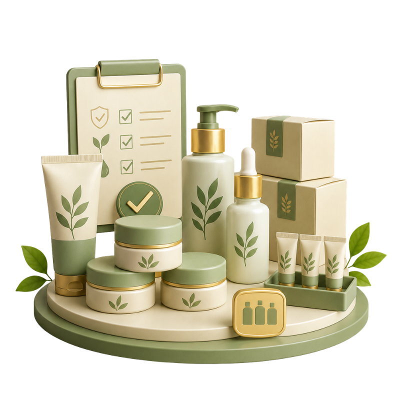 Maklon Kosmetik, dan Produk Kecantikan produksi awal