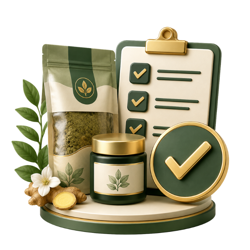 Maklon Herbal sample sampai disetujui