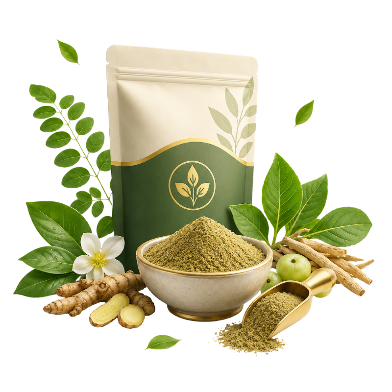 serbuk herbal