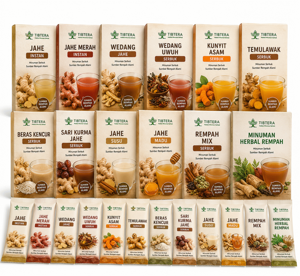 variasi minuman jahe serbuk herbal