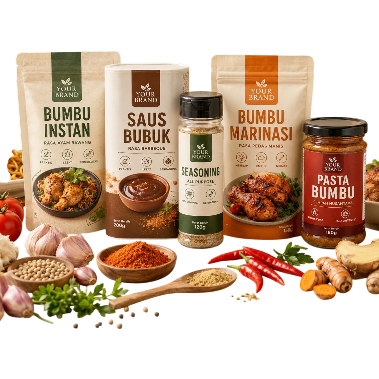 contoh produk produk bumbu dan seasoning