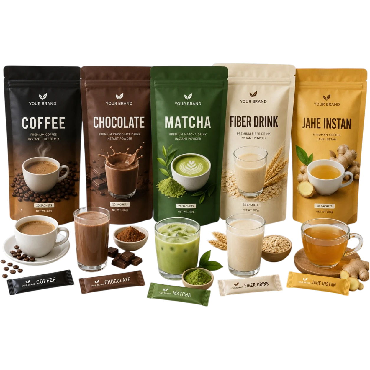 contoh produk produk minuman serbuk