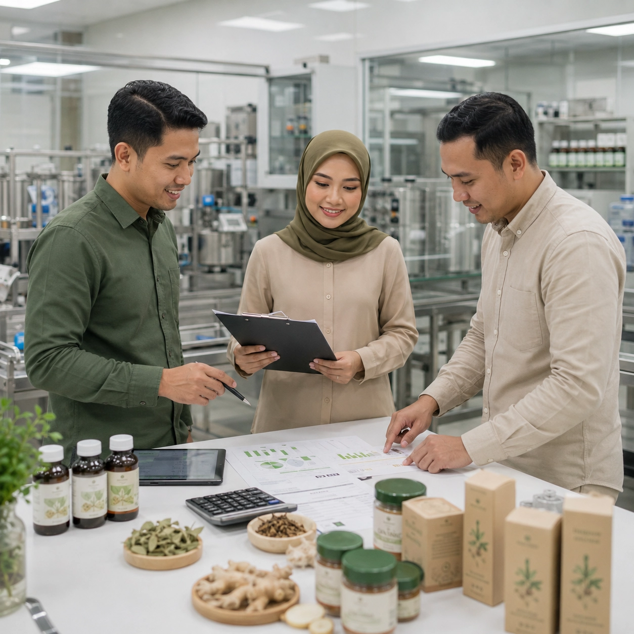 dibantu hitung estimasi produksi