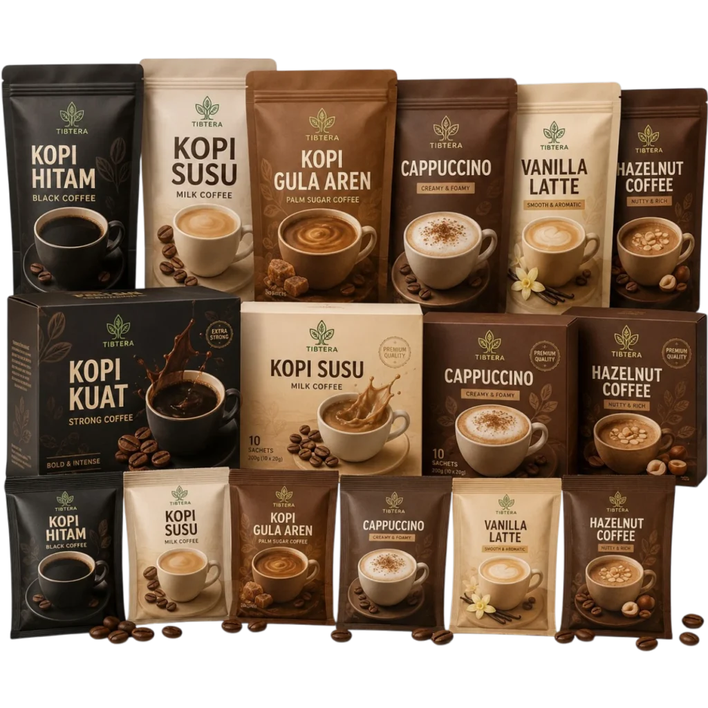 varian minuman serbuk kopi