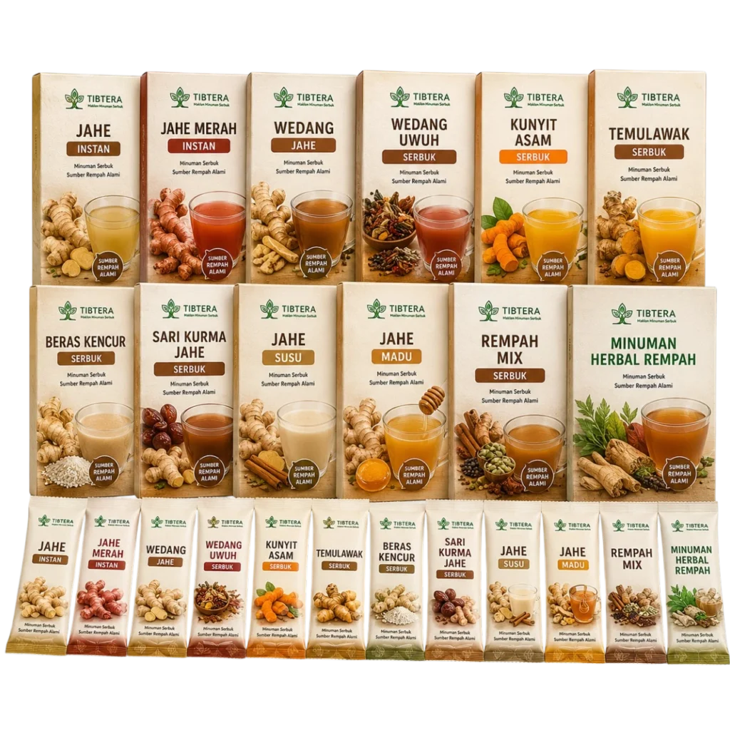 variasi minuman jahe serbuk herbal